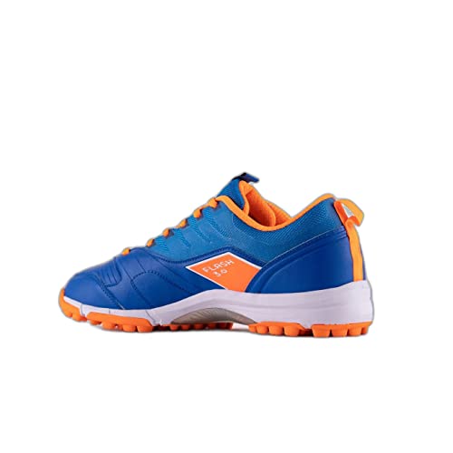 Grays Flash 3.0 Junior Hockey-Schuhe – Blau/Orange – neu für 2022/23, blau, 36 2/3 EU