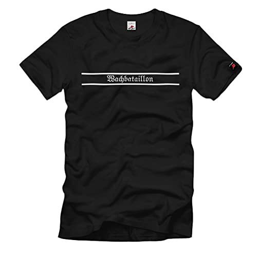 Ärmleband Wachbataillon Bundeswehr Jägertruppe Heeresanteil - T Shirt #1120, Größe:XL, Farbe:Schwarz