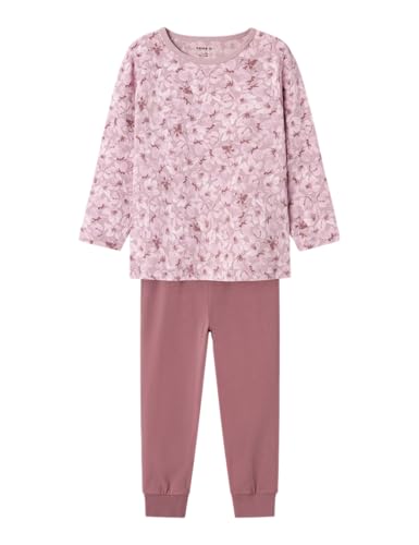 NAME IT Mädchen Nmfnightset Mauve Flower Noos Hose, Mauve Shadows, 110-116 EU