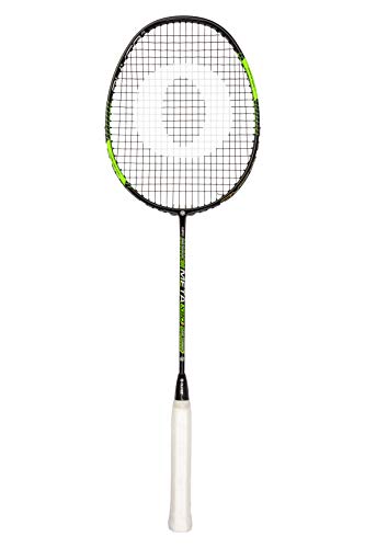 Oliver Badmintonschläger Meta X90 / Badminton Racket aus Carbon in schwarz-grün, ideal für Einsteiger & Hobbyspieler