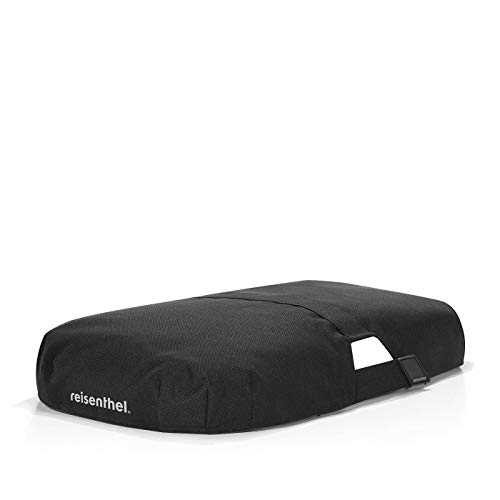 reisenthel carrybag cover - Schutzhülle für Einkaufstaschen, einfach zu platzierendes Gummiband, Befestigung am Griffgelenk, hochwertiges Polyester, wasserabweisend, Farbe:schwarz