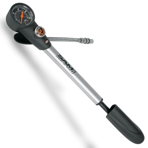 SKS GERMANY 13 7525 0000 Luftpumpe SAM, silber, Dämpferpumpe, 10059, 27 cm