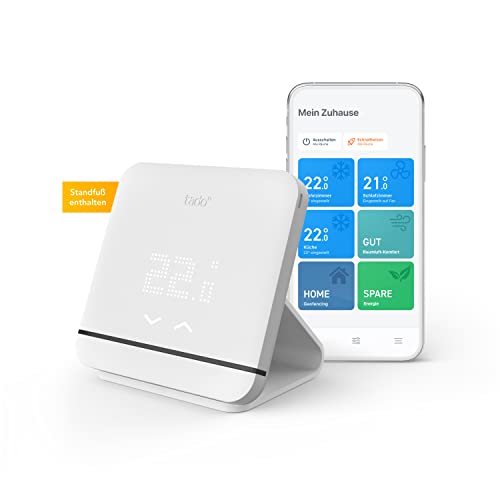 tado° smarte Klimaanlagensteuerung mit Standfuß – Klimaanlage digital steuern per App – optimales Raumklima – Energie sparen – einfache Installation – kompatibel mit Alexa, Siri & Google Assistant