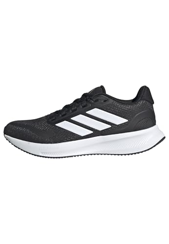 adidas RUNFALCON 5 Shoes JUNIOR Laufschuhe, Core Black/Cloud White/Core Black, 37 1/3 EU