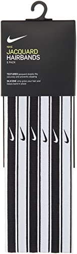 Nike Unisex – Erwachsene Swoosh Stirnband, Schwarz/Weiß, One Size