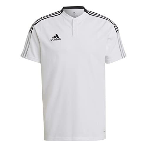 adidas Men's TIRO21 Polo Shirt, White, 3XL