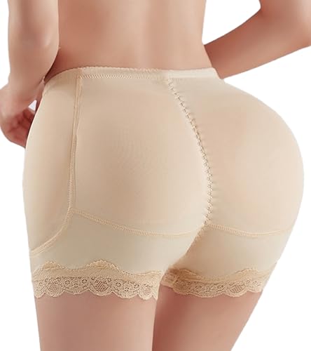 SOLO ACTFIT Push Up Unterhose Po Damen Butt Lifter Shapewear Unterhose Hip Enhancer Gepolstert Miederslip Seamless Unterwäsche Fake Ass Hüfte Butt Lifter Unterhose Enhancer Hüftpolster Hose