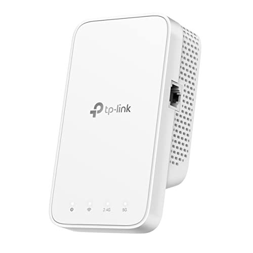 TP-Link RE230 WLAN Verstärker Repeater AC750 (433MBit/s 5GHz + 300MBit/s 2,4GHz, WLAN Verstärker, App Steuerung, Signalstärkeanzeige, kompatibel zu allen WLAN Router, AP Modus)weiß