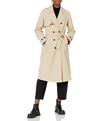 The Drop Noa Trenchcoat für Damen, Hummus, Größe S