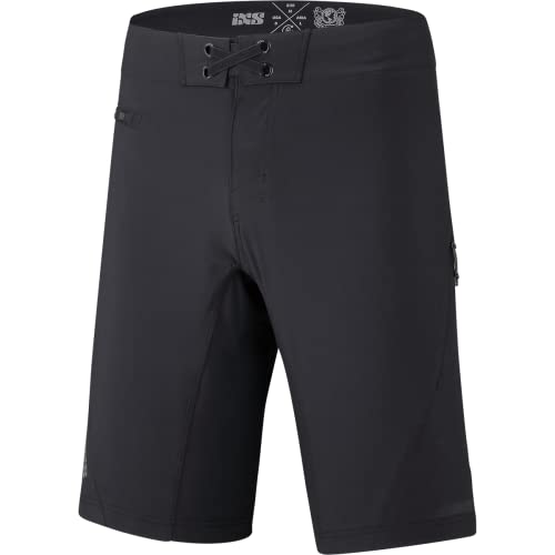 IXS Unisex Flow XTG Black XL Shorts, schwarz