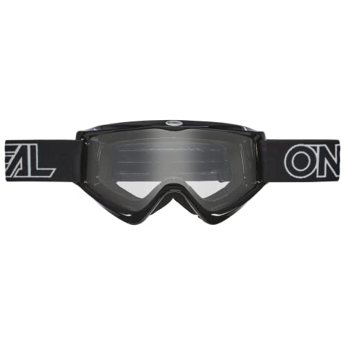 O'NEAL | Fahrrad- & Motocross-Brille | MX MTB DH FR Downhill Freeride | Erfüllt die Norm EN1939 für Motorradbrillen, UV-Schutz | VAULT Goggle Solid | Schwarz | One Size
