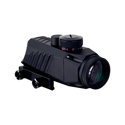 FOCUHUNTER 3X30mm Taktische Sight Scope Rot / Grün beleuchtet Mehrschichtiges optisches Zielfernrohr mit Standard-Weberhalterung für 20-mm-Picatinny-Schiene