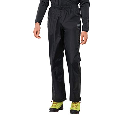 Jack Wolfskin RAINY DAY PANTS wasserdichte Regenüberhose, black, L