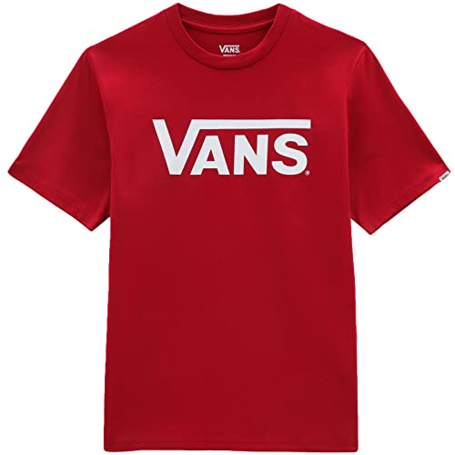 Vans Unisex-Kinder Classic T-Shirt, Cardinal-White, S
