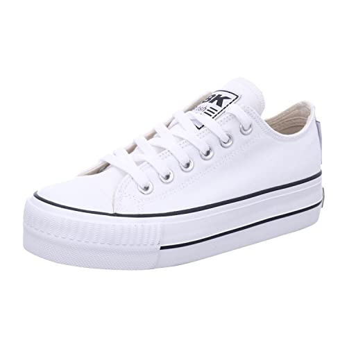 British Knights Damen Kaya Low Sneaker, White, 40 EU