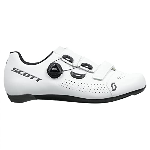 Scott M Road Team Boa Shoe Weiß, Herren Rennrad, Größe EU 45 - Farbe White - Black