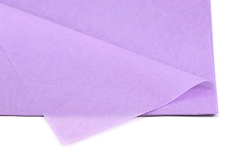 Creativery Seidenpapier - Tissue Papier 50 x 75cm 10 Bögen Gestalten Dekorieren Vepacken bunt Farbe Flieder 462H