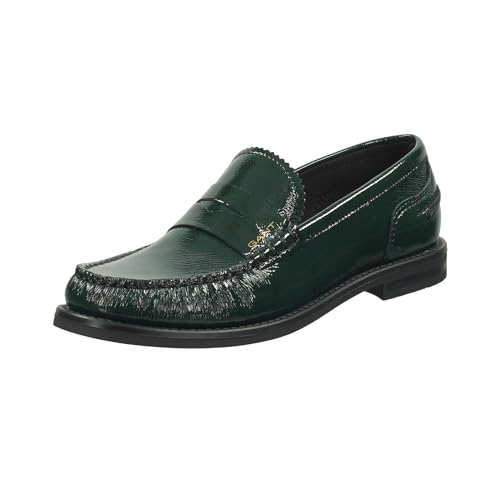 GANT FOOTWEAR Damen Gracelyn Slipper, Tartan Green, 42 EU