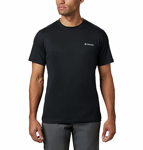 Columbia Herren Zero Rules Technisches Kurzärmeliges T Shirt, Black 010, L EU