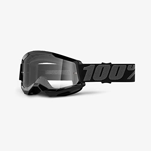 Unbekannt 100% Motocross Kühlergrill Strata 2 Klar, Schwarz, HU-GOG-1055