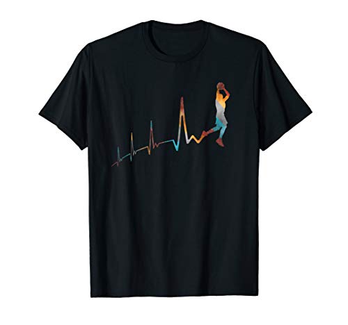 Basketball Herzschlag | Basketball Frequenz T-Shirt