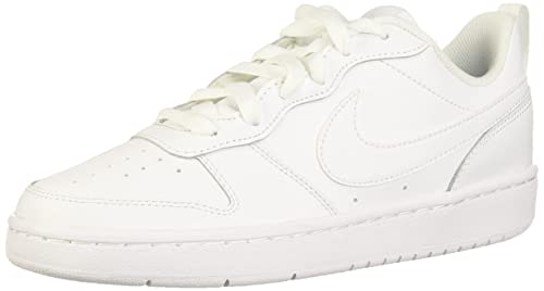Nike Jungen Court Borough Low 2 (Psv) Sneaker, White/White-White, 33 EU