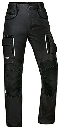Uvex Tune-up Frauen-Cargohose - Bundhose für die Arbeit - Schwarz - 50