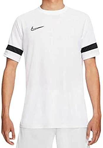 Nike Herren Dri-fit Academy 21 Kurzarm Trikot, Weiss / Schwarz Schwarz Schwarz, M EU