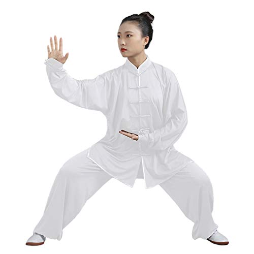 BBLAC 2KEY Kampfkunst Anzug | Unisex Kung Fu und Tai Chi Uniform | Traditionelle Chinesisch Kostüm für Meditation und Qigong (B, M)