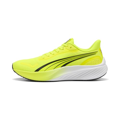 PUMA Unisex Pounce LITE Straßen-Laufschuh, Yellow ALERT Black, 45 EU