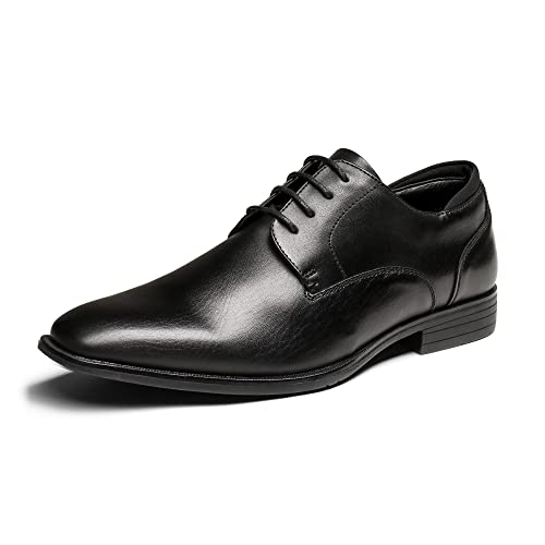 Bruno Marc Herren Anzugschuhe Derby Schnürschuhe Business Schuhe Formale Moderne Klassische,Size 43,Schwarz 1