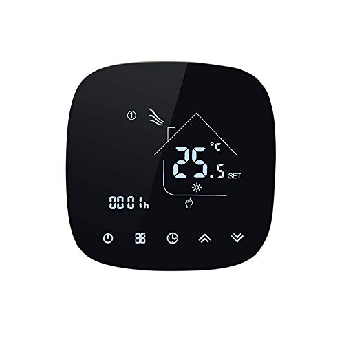 Raumthermostat LX-1001-12 WiFi, APP, Sprachsteuerung Touchscreen für Fußbodenheizung & Heiß Wasser Amazon Alexa Google Home Smart Home Luxus-Time