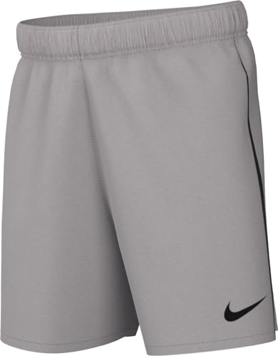 NIKE DR0968-052 Y NK DF LGE Knit III Short K Shorts Unisex Pewter Grey/Black/Black Größe S