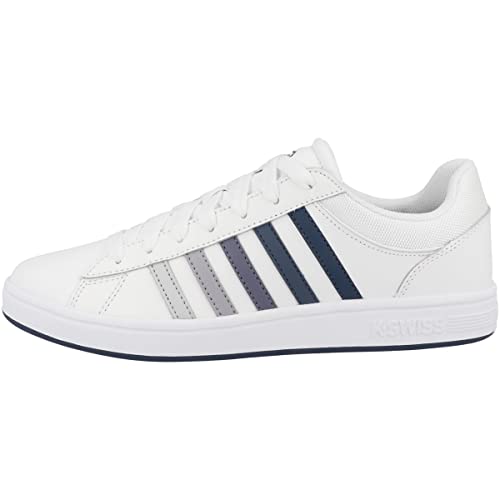 K-Swiss Herren Court Winston Sneaker, WHT/DKDENIM/Gradient, 44 EU