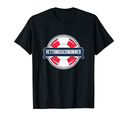 Rettungsschwimmer Rettungsring Bademeister Freibad Geschenk T-Shirt