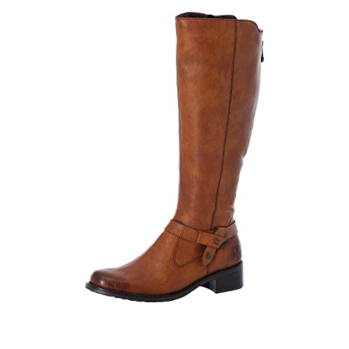 Rieker Damen Z7353 Kniehohe Stiefel, braun, 41 EU