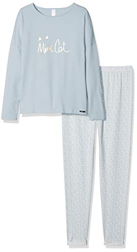 Skiny Mädchen Lovely Dreams Sleep Girls Pyjama lang Zweiteiliger Schlafanzug, Mehrfarbig (Celestial Blue 4308), 140