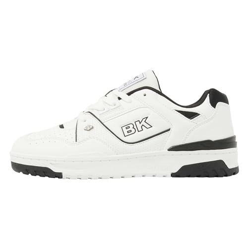 British Knights Herren VENDON Sneaker, Weiss Schwarz, 43 EU