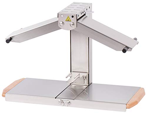Louis Telier – Raclette-Gerät aus Edelstahl – Größe geeignet für 1/4 oder 1/6 Schleifscheiben – 1 bis 4 Personen – Heizrampen verstellbar – faltbar – Sicherheitsschalter – 230 V
