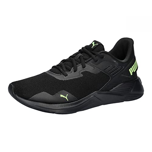 PUMA Herren Disperse Xt 2 Straßen-Laufschuh, Black Fizzy Lime, 42 EU
