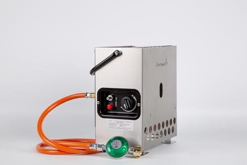 Heatbox 2000 edelstahl 50 mbar Zeltheizung Campingheizung Anglerheizung Jadgheizung