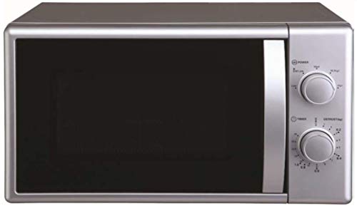 respekta Mikrowelle Unterbau Stand Mikrowelle Farbe silber 700 watt inkl.Timer