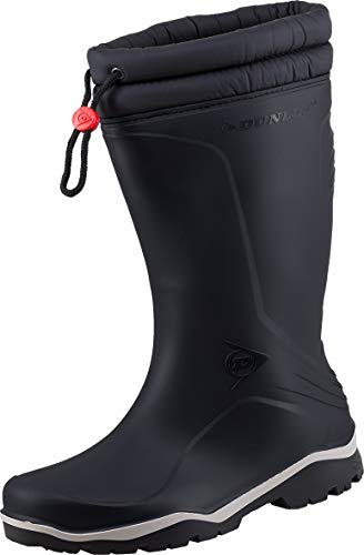 Dunlop Boots Thermostiefel Blizzard Wintergummistiefel für Damen und Herren (39 EU, schwarz)