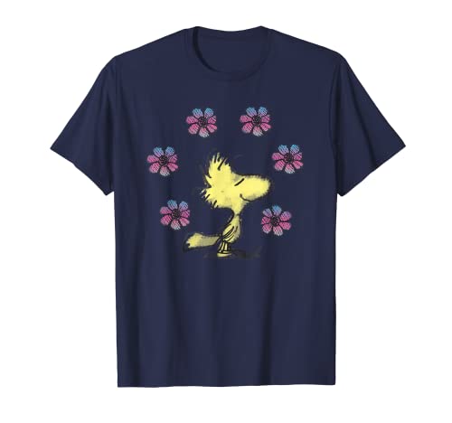 Peanuts Woodstock Liebe Blumen T-Shirt