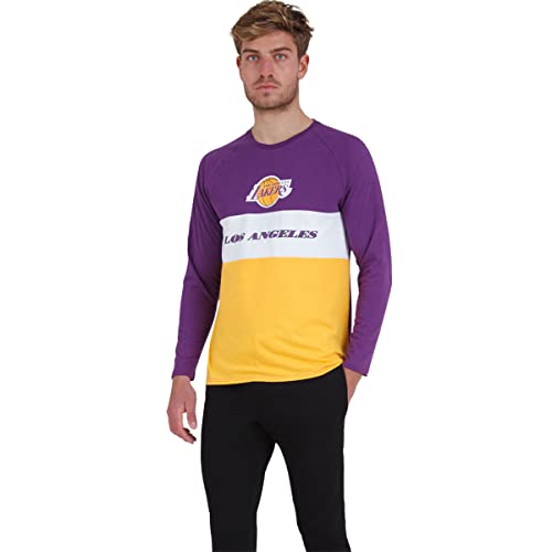 ATHENA Herren NBA 7o46 Pyjamaset, Lakers, XL