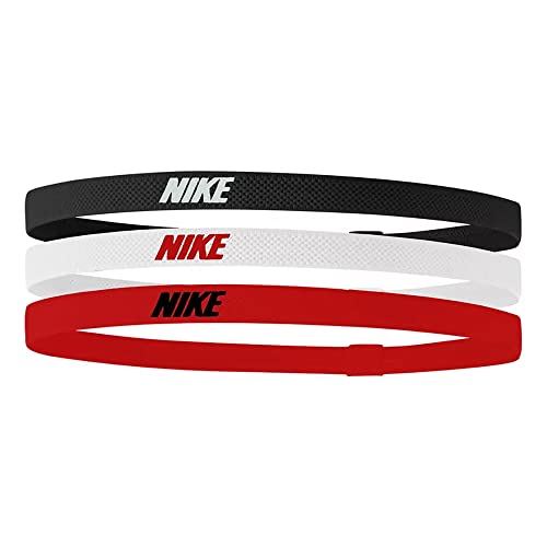 Nike Herren Hoofdband 9318 Stirnband, 083 Black/White/University Red, Einheitsgröße EU