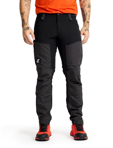 RevolutionRace Herren RVRC GP Pro Pants, Hose zum Wandern und für viele Outdoor-Aktivitäten, Jet Black, S