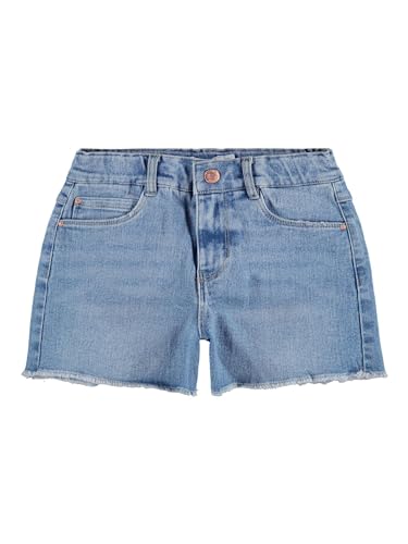 NAME IT Mädchen Nkfrose Hw Mom Dnm 8222-ya Noos Shorts, Medium Blue Denim, 146 EU