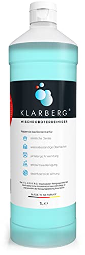 KLARBERG® Wischroboter Reinigungsmittel - Hochkonzentrat 1:100 mit dezentem Duft - Geeignet als Bodenreiniger für Wisch und Saugroboter reinigt er streifenfrei Parkett, Laminat, Fliesen etc.