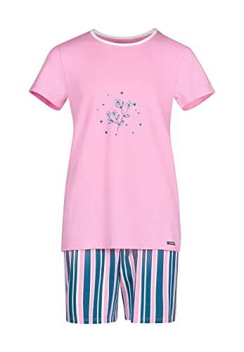 Skiny Mädchen Every Night Pyjama Pyjamaset, Begonia pink, 140